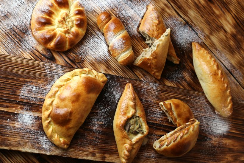 Pie with chicken