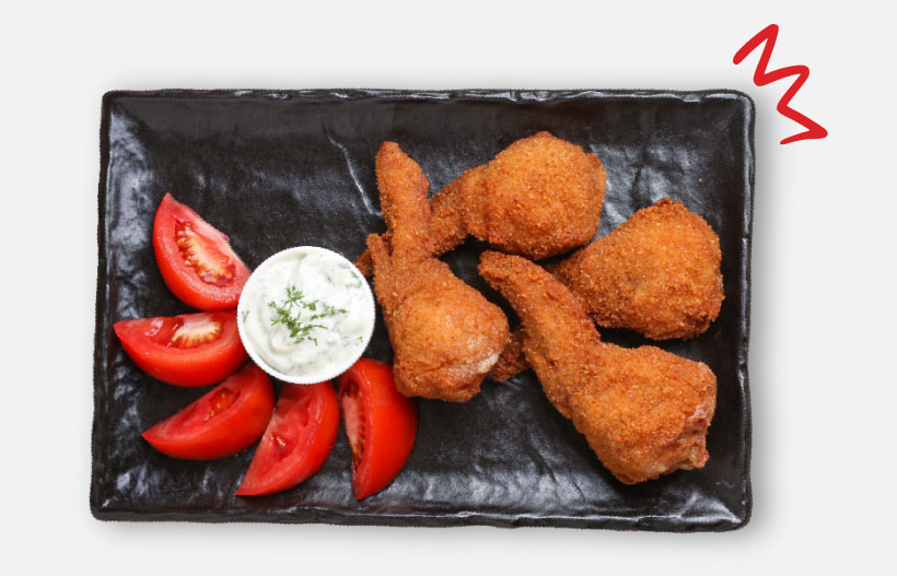 Stuffed spicy wings